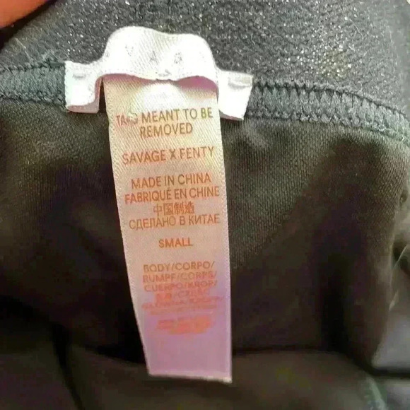 Savage x Fenty Forever Savage logo leggings in black - Picture 7 of 7